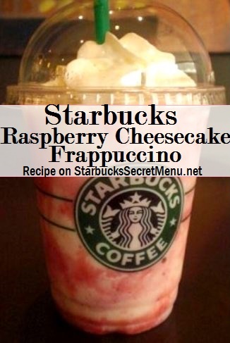 raspberry cheesecake frappuccino