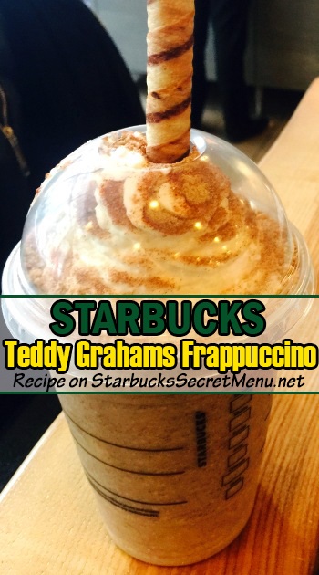 teddy grahams cracker frappuccino