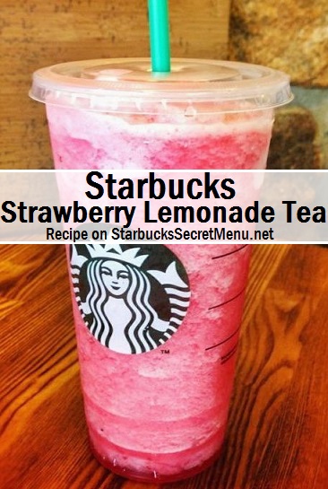 Starbucks Strawberry Lemonade Tea | Starbucks Secret Menu