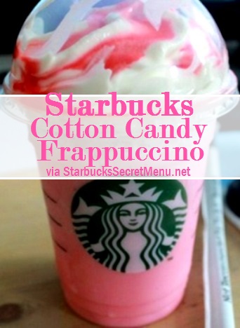 starbucks cotton candy frappuccino