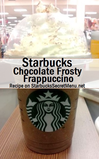 chocolate frosty frappuccino