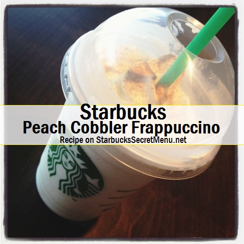 peach cobbler frappuccino