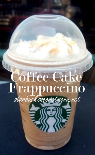 coffee cake frappuccino