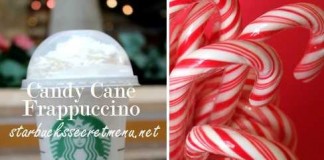 candy cane frappuccino