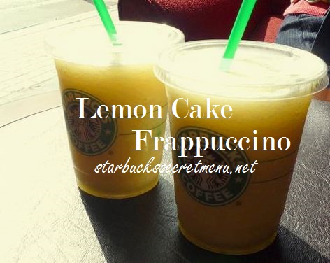 lemon cake frappuccino