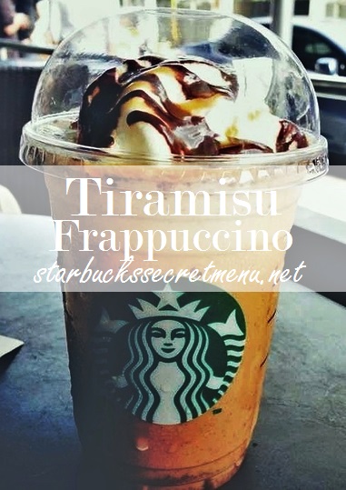 tiramisu frappuccino | starbucks secret menu