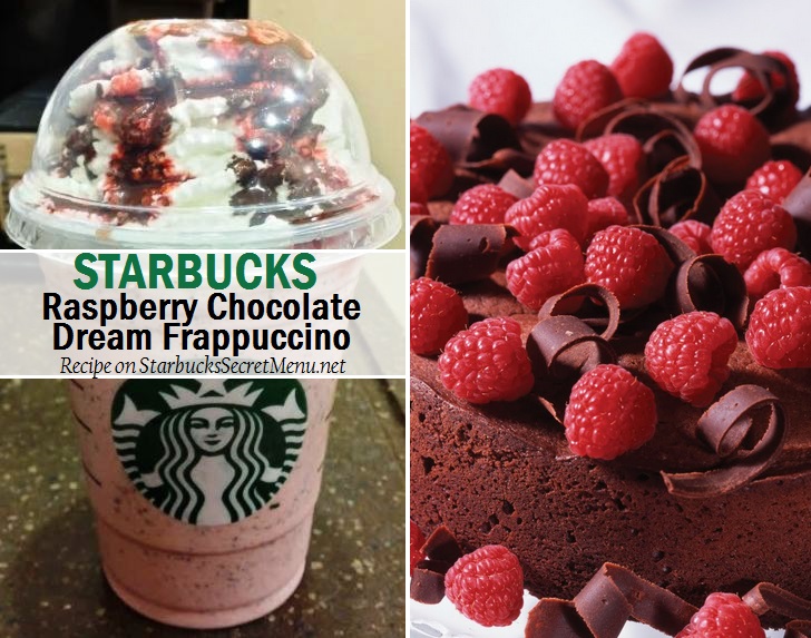 Starbucks Raspberry Chocolate Dream Frappuccino Starbucks Secret Menu