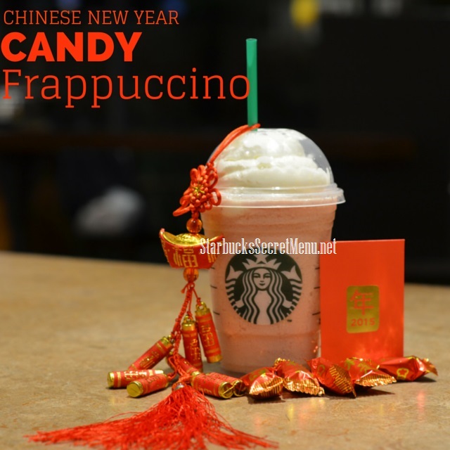 chinese new year candy frappuccino