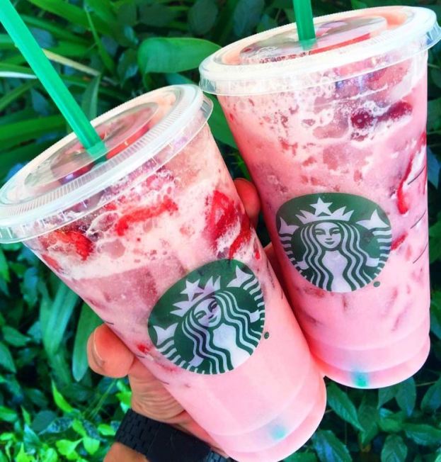 starbucks pink drink calories uk