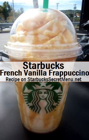 Starbucks French Vanilla Frappuccino Starbucks Secret Menu - 