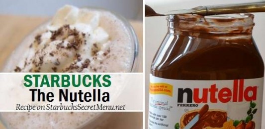 starbucks secret the nutella