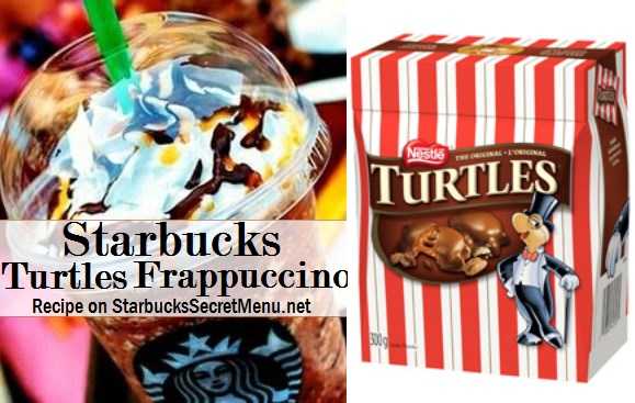 Starbucks Secret Menu: Turtles Frappuccino