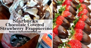 chocolate covered strawberry frappuccino