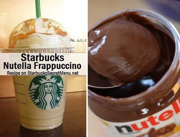 Starbucks Secret Menu: Nutella Frappuccino