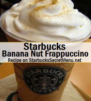 banana nut frappuccino