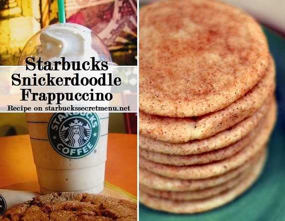 Starbucks Secret Menu: Snickerdoodle Frappuccino
