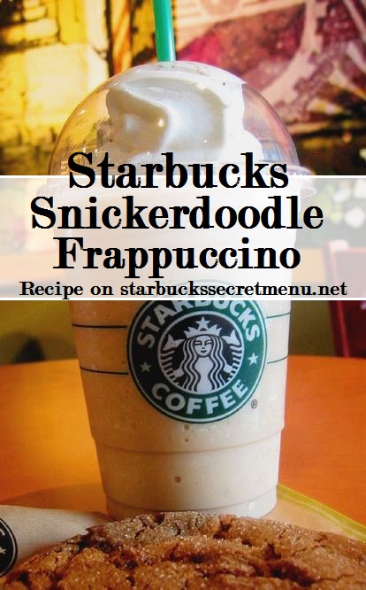 starbucks snickerdoodle frappuccino