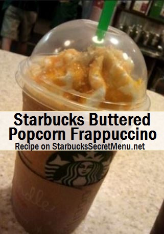 buttered popcorn frappuccino