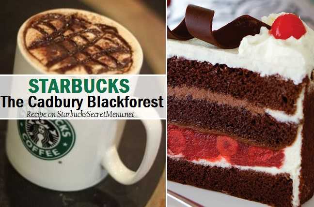 Starbucks Secret Menu: The Cadbury Blackforest