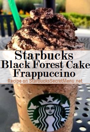 black forest cake frappuccino