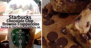 chocolate chip brownie frappuccino