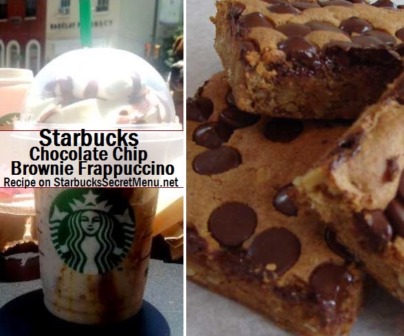 Starbucks Secret Menu: Chocolate Chip Brownie Frappuccino ...