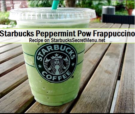 starbucks peppermint pow frappuccino