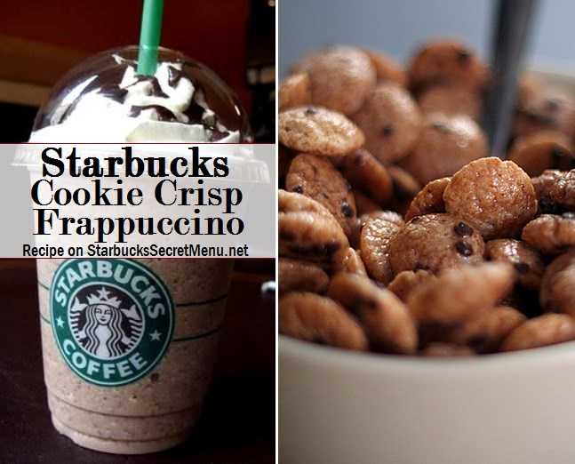 Starbucks Secret Menu: Cookie Crisp Frappuccino
