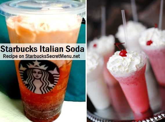 Starbucks Secret Menu: Starbucks Italian Soda