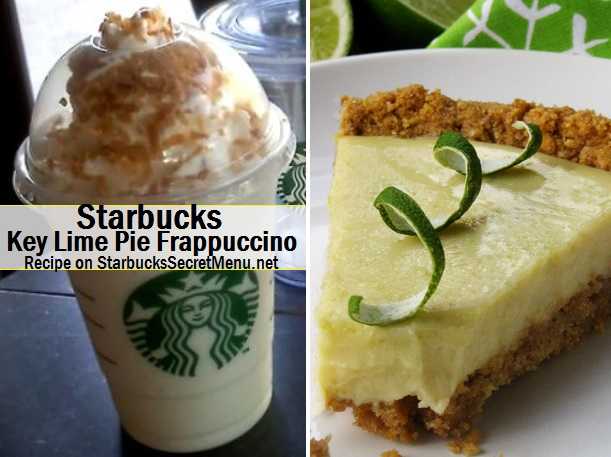 Starbucks Secret Menu: Key Lime Pie Frappuccino
