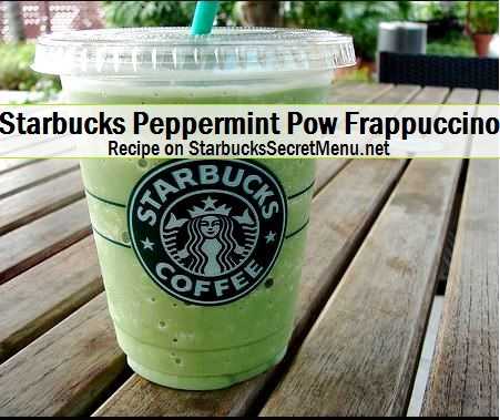 Starbucks Secret Menu: Peppermint Pow Frappuccino