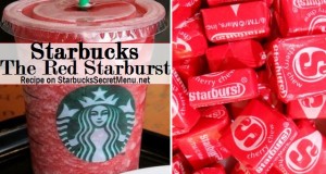 red starburst frappuccino