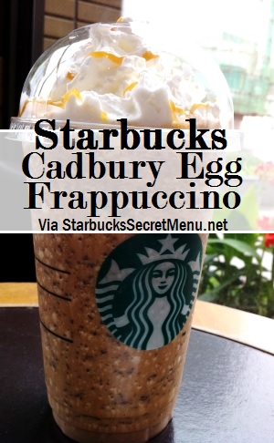 cadbury egg frappuccino