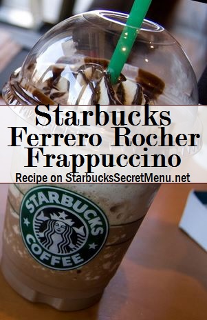 ferrero rocher frappuccino