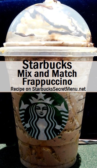 mix and match frappuccino