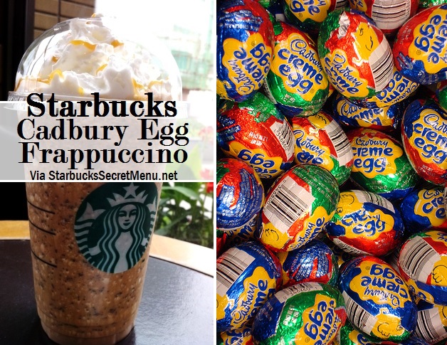Starbucks Cadbury Egg Frappuccino Starbucks Secret Menu