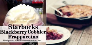 Blackberry Cobbler Frappuccino