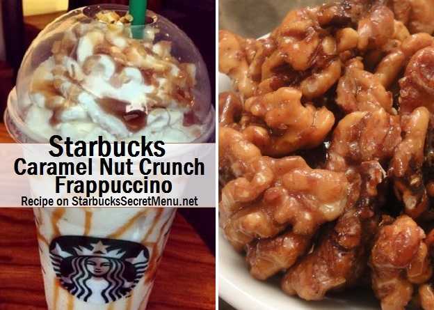Starbucks Secret Menu: Caramel Nut Crunch Frappuccino