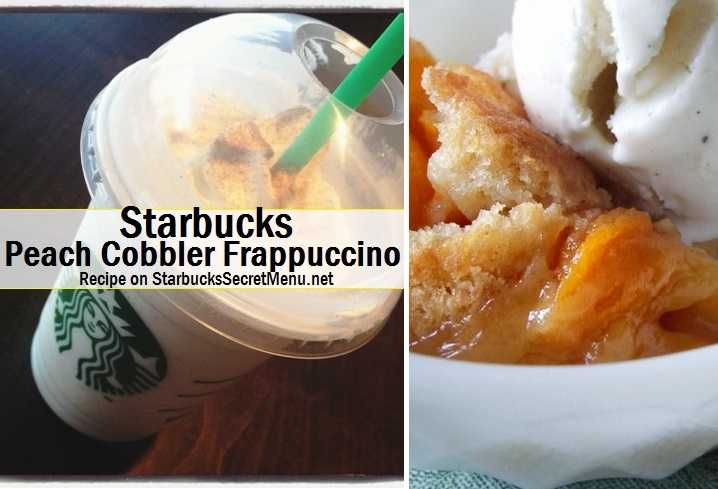 Starbucks Secret Menu: Peach Cobbler Frappuccino