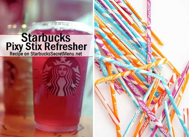 Starbucks Secret Menu: Pixy Stix Refresher