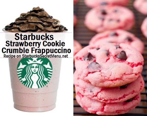 Starbucks Secret Menu: Strawberry Cookie Crumble Frappuccino