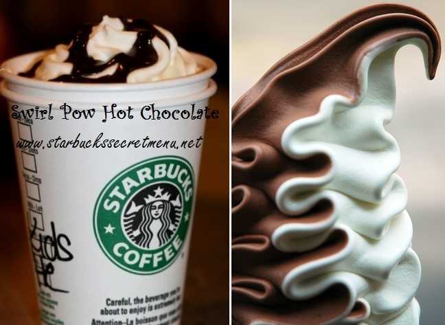 Starbucks Secret Menu: Swirl Pow Hot Chocolate