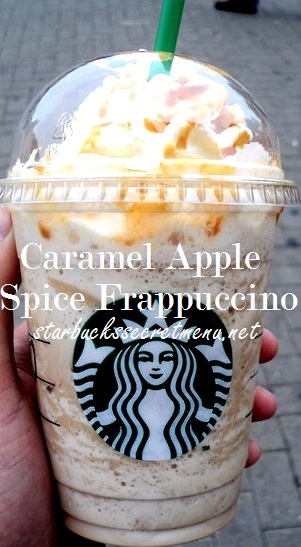 Starbucks Caramel Apple Spice Frappuccino Starbucks Secret Menu