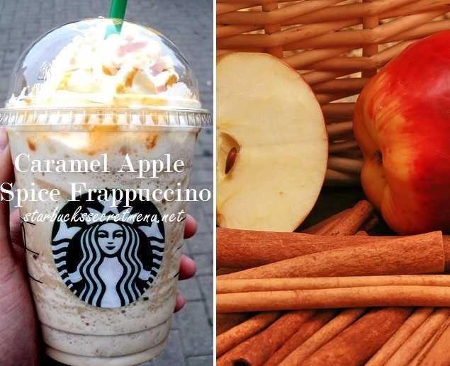 Starbucks Secret Menu: Caramel Apple Spice Frappuccino