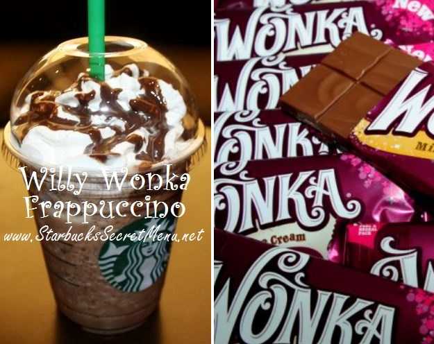 Starbucks Secret Menu: Willy Wonka Frappuccino
