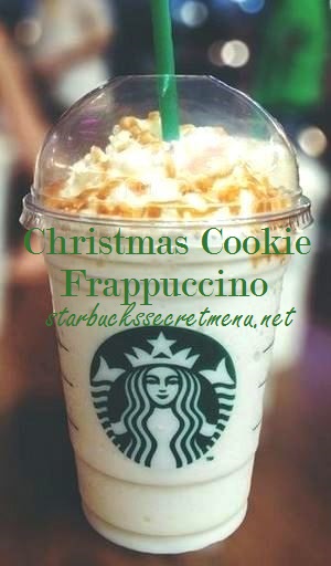 christmas cookie frappuccino