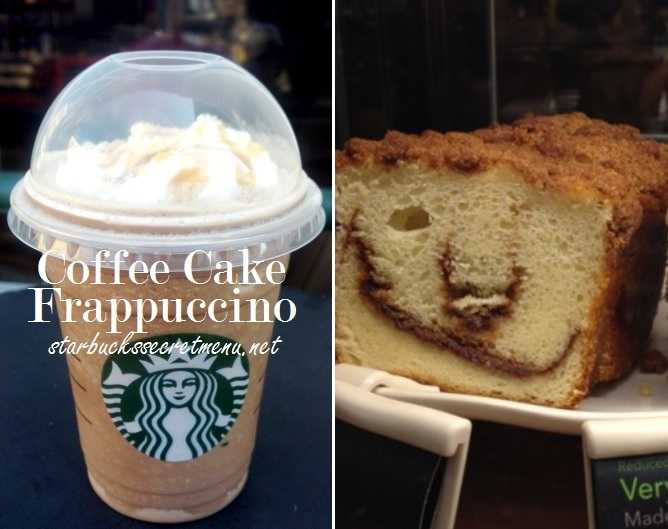 Starbucks Secret Menu: Coffee Cake Frappuccino