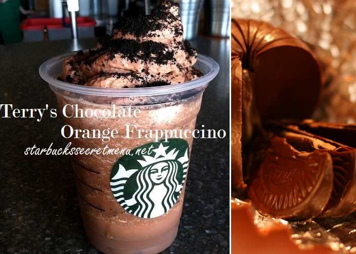 Starbucks Secret Menu: Terry’s Chocolate Orange Frappuccino