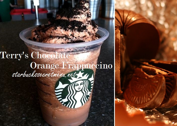 Starbucks Secret Menu Terry’s Chocolate Orange Frappuccino Starbucks