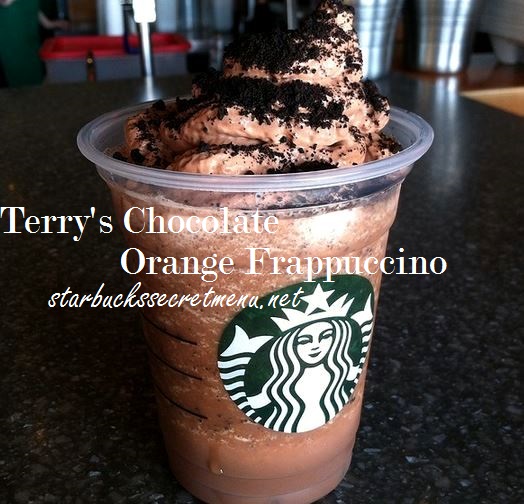 terry's chocolate orange frappuccino